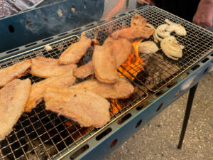 粕屋町の通所介護施設バーベキュー0001