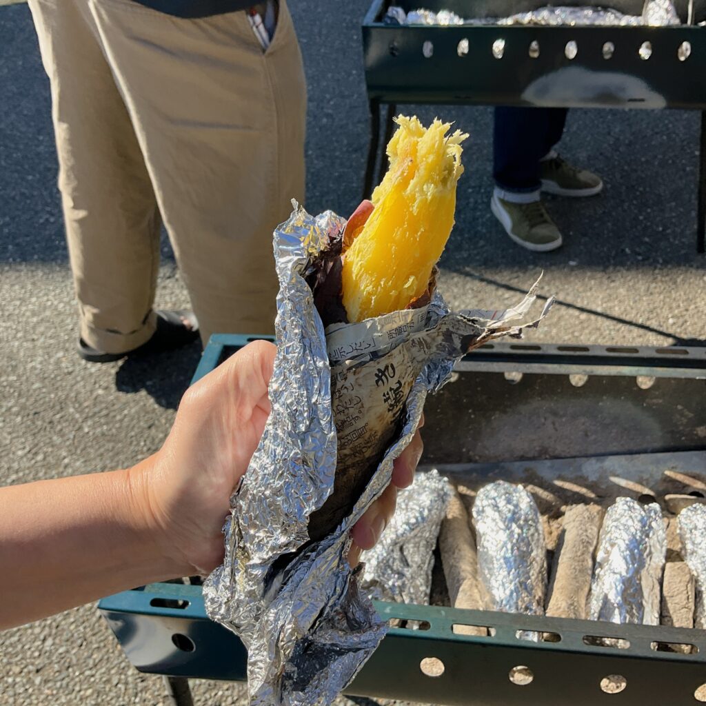 粕屋町通所介護施設焼き芋大会